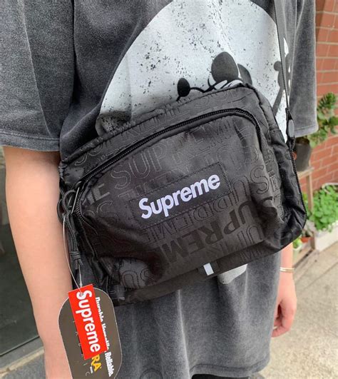 supreme 18ss shoulder bag fake|check if your supreme bag is real.